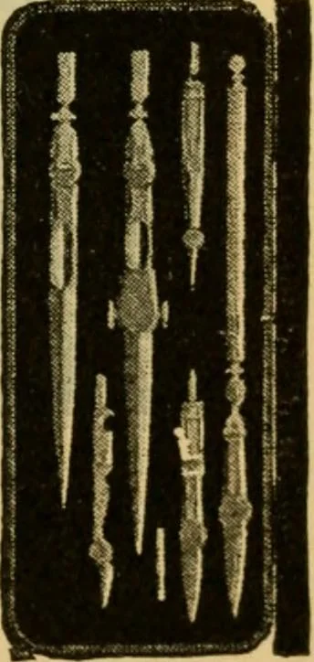 An illustration from Descriptive catalogue of artists' materials, draughting papers, tracing cloth, and mathematical instruments., 1898, leaf 235