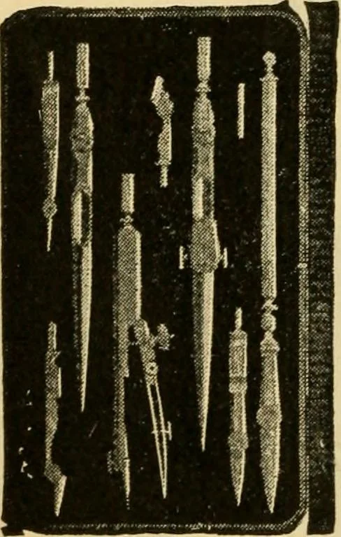 An illustration from Descriptive catalogue of artists' materials, draughting papers, tracing cloth, and mathematical instruments., 1898, leaf 236