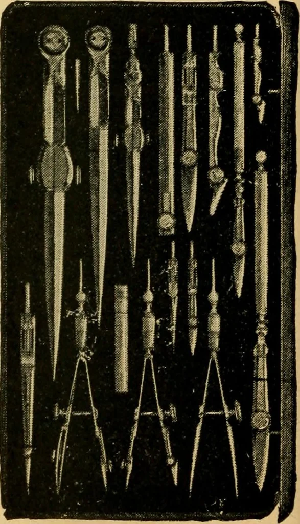 An illustration from Descriptive catalogue of artists' materials, draughting papers, tracing cloth, and mathematical instruments., 1898, leaf 238