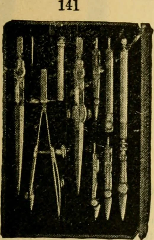 An illustration from Descriptive catalogue of artists' materials, draughting papers, tracing cloth, and mathematical instruments., 1898, leaf 241
