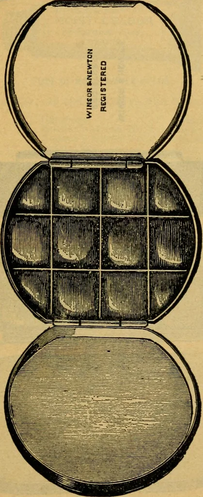 An illustration from Descriptive catalogue of artists' materials, draughting papers, tracing cloth, and mathematical instruments., 1898, leaf 25