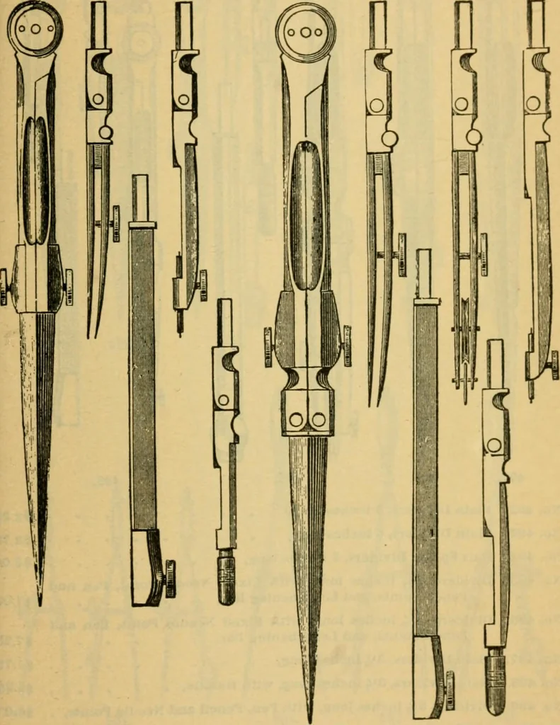 An illustration from Descriptive catalogue of artists' materials, draughting papers, tracing cloth, and mathematical instruments., 1898, leaf 255