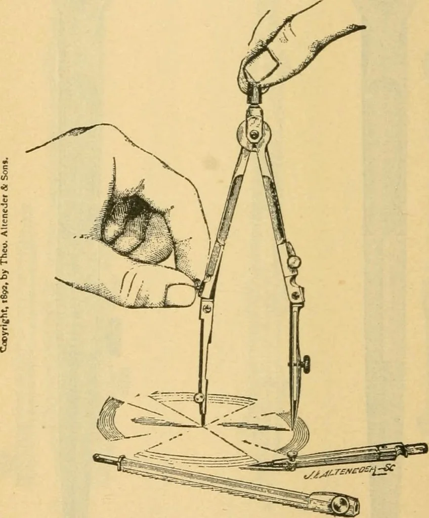 An illustration from Descriptive catalogue of artists' materials, draughting papers, tracing cloth, and mathematical instruments., 1898, leaf 264