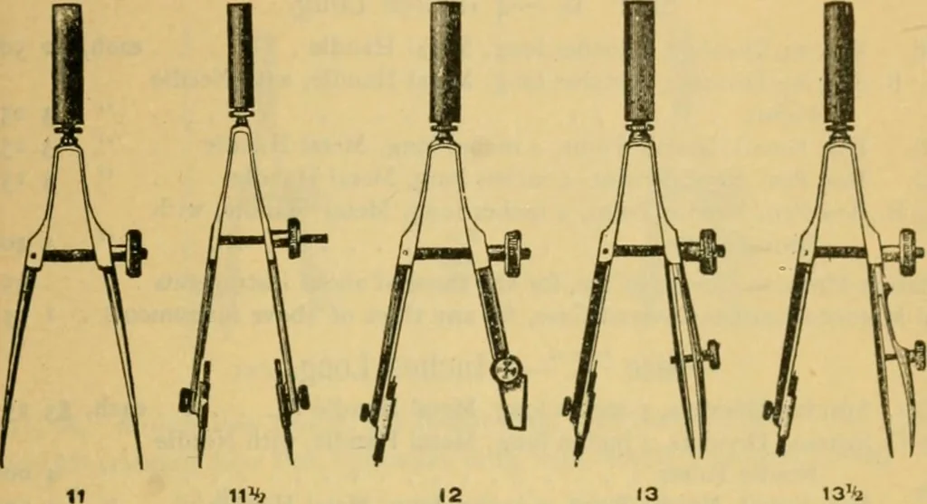 An illustration from Descriptive catalogue of artists' materials, draughting papers, tracing cloth, and mathematical instruments., 1898, leaf 267