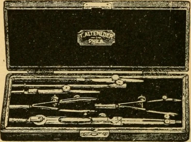 An illustration from Descriptive catalogue of artists' materials, draughting papers, tracing cloth, and mathematical instruments., 1898, leaf 282