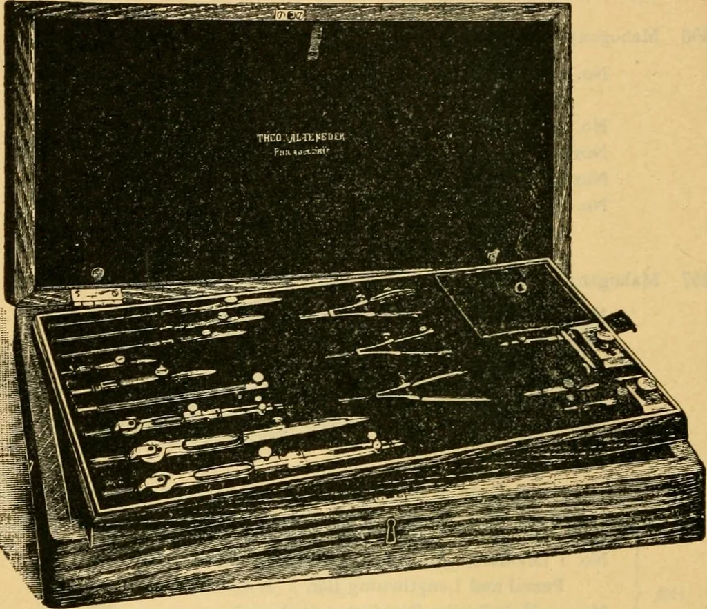 An illustration from Descriptive catalogue of artists' materials, draughting papers, tracing cloth, and mathematical instruments., 1898, leaf 288