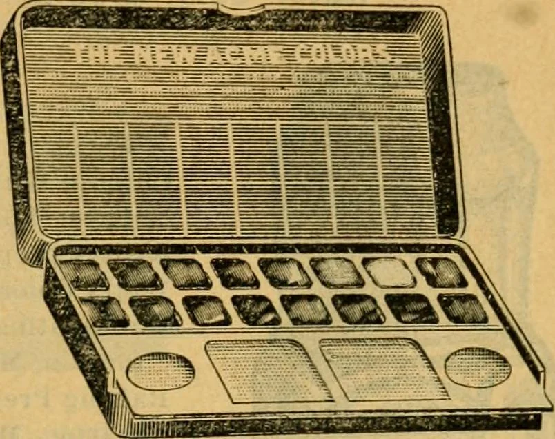 An illustration from Descriptive catalogue of artists' materials, draughting papers, tracing cloth, and mathematical instruments., 1898, leaf 31
