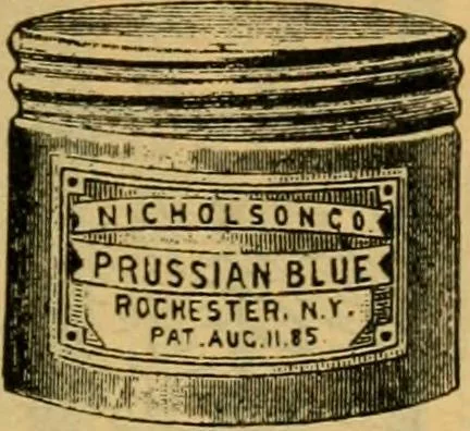 An illustration from Descriptive catalogue of artists' materials, draughting papers, tracing cloth, and mathematical instruments., 1898, leaf 33