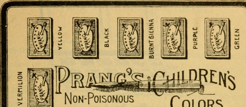 An illustration from Descriptive catalogue of artists' materials, draughting papers, tracing cloth, and mathematical instruments., 1898, leaf 337
