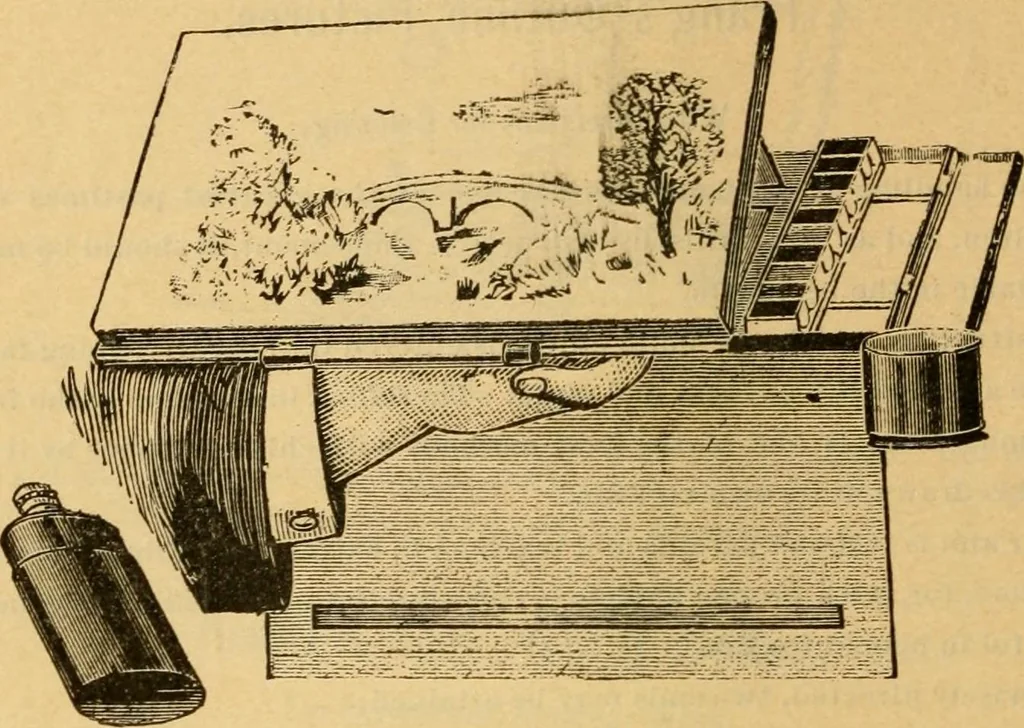 An illustration from Descriptive catalogue of artists' materials, draughting papers, tracing cloth, and mathematical instruments., 1898, leaf 340