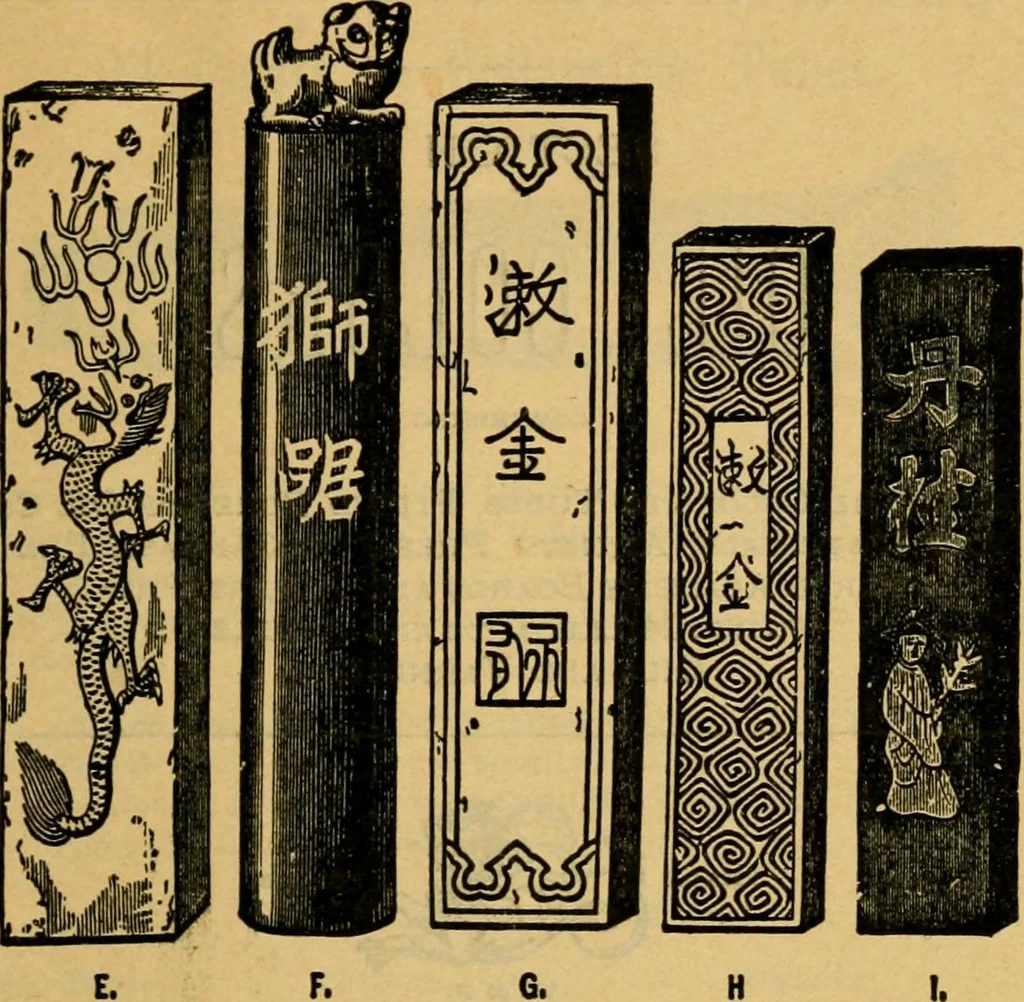 An illustration from Descriptive catalogue of artists' materials, draughting papers, tracing cloth, and mathematical instruments., 1898, leaf 35