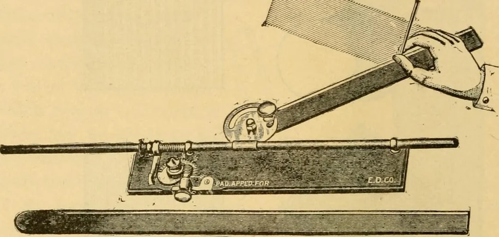 An illustration from Descriptive catalogue of artists' materials, draughting papers, tracing cloth, and mathematical instruments., 1898, leaf 372