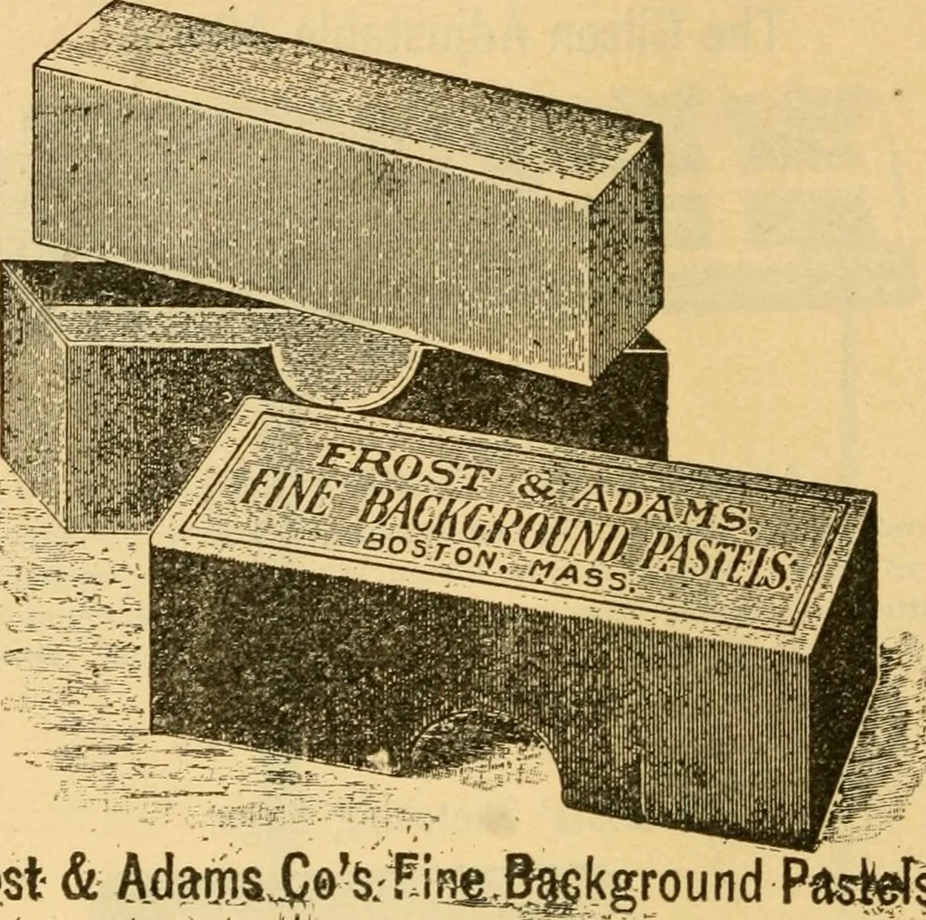 An illustration from Descriptive catalogue of artists' materials, draughting papers, tracing cloth, and mathematical instruments., 1898, leaf 376