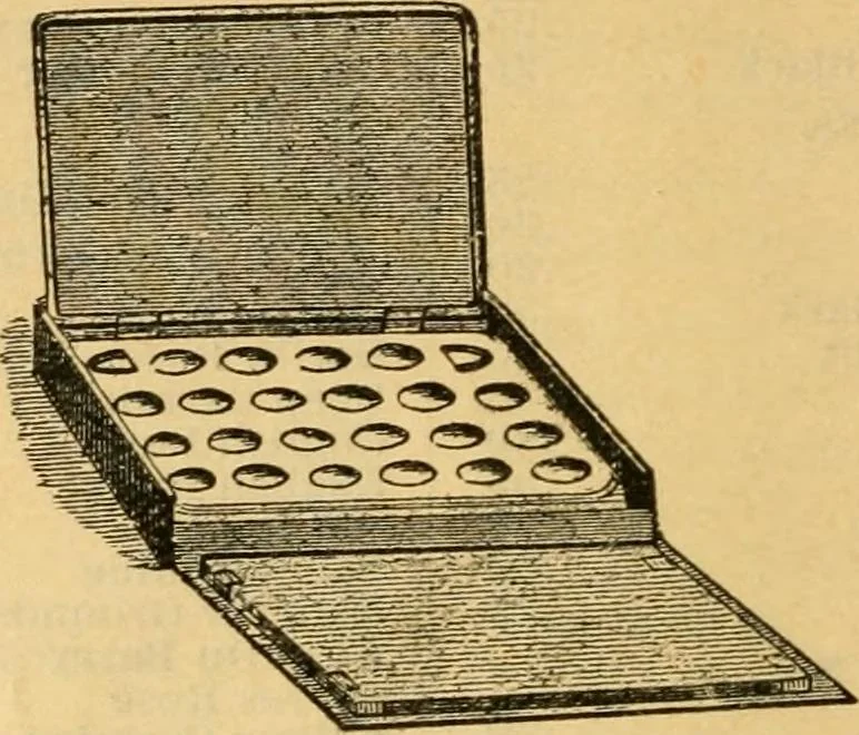 An illustration from Descriptive catalogue of artists' materials, draughting papers, tracing cloth, and mathematical instruments., 1898, leaf 48