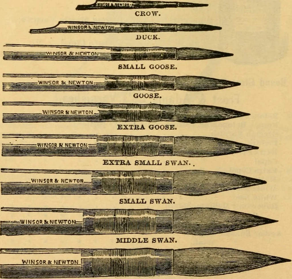 An illustration from Descriptive catalogue of artists' materials, draughting papers, tracing cloth, and mathematical instruments., 1898, leaf 64