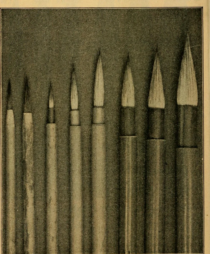 An illustration from Descriptive catalogue of artists' materials, draughting papers, tracing cloth, and mathematical instruments., 1898, leaf 70