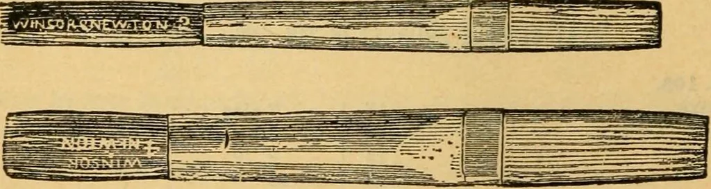 An illustration from Descriptive catalogue of artists' materials, draughting papers, tracing cloth, and mathematical instruments., 1898, leaf 78