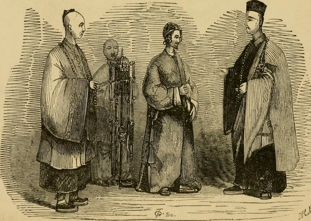 An illustration from A descriptive catalogue of the Chinese Collection now exhibiting at St. George's Place, Hyde Park Corner, London : with condensed accounts of the genius, government, history, literature, agriculture, arts, trade, manners, customs and social life of the people of the celestial empire, 1842, leaf 24