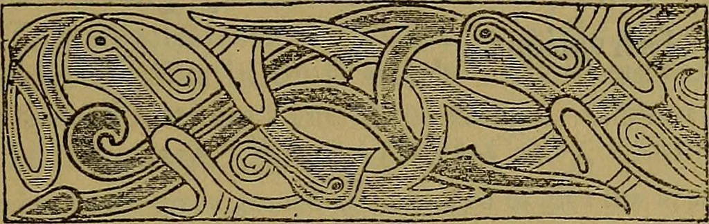 An illustration from A descriptive catalogue of the collections of tapestry and embroidery in the South Kensington Museum, 1888, leaf 147