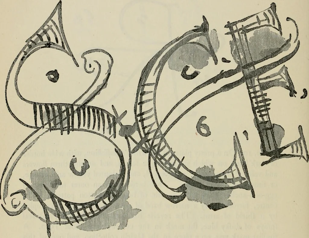 An illustration from A descriptive catalogue of the maiolica, Hispano-Moresco, Persian, Damascus, and Rhodian wares in the South Kensington Museum : with historical notes, marks, & monograms, 1873, leaf 248