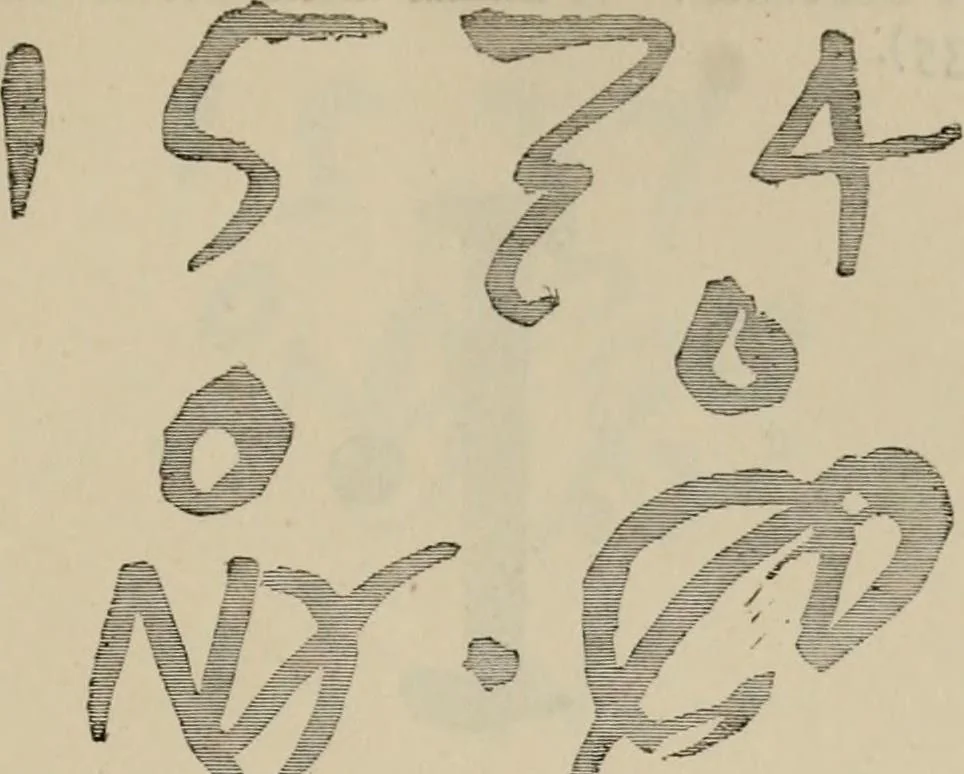 An illustration from A descriptive catalogue of the maiolica, Hispano-Moresco, Persian, Damascus, and Rhodian wares in the South Kensington Museum : with historical notes, marks, & monograms, 1873, leaf 365
