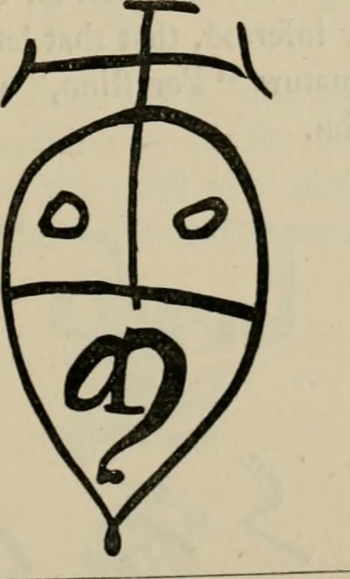 An illustration from A descriptive catalogue of the maiolica, Hispano-Moresco, Persian, Damascus, and Rhodian wares in the South Kensington Museum : with historical notes, marks, & monograms, 1873, leaf 371