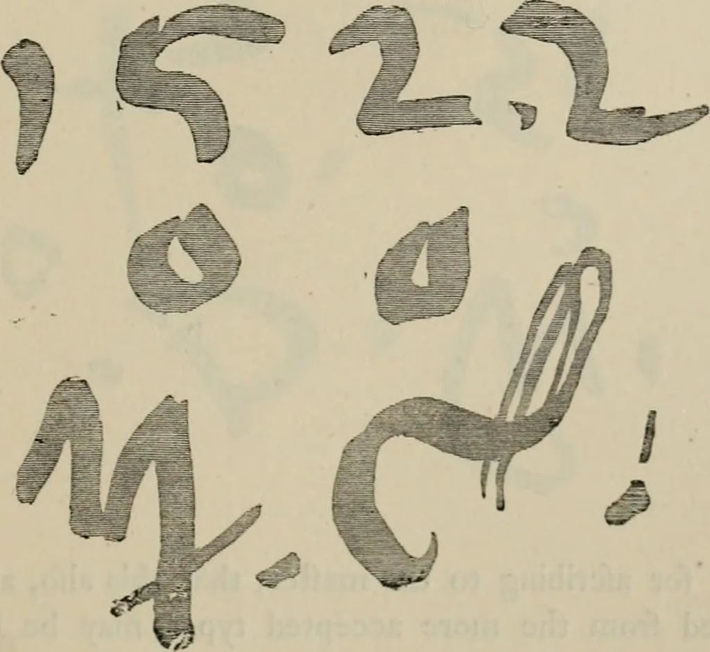 An illustration from A descriptive catalogue of the maiolica, Hispano-Moresco, Persian, Damascus, and Rhodian wares in the South Kensington Museum : with historical notes, marks, & monograms, 1873, leaf 425
