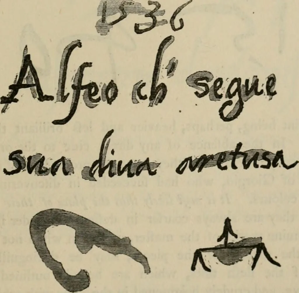 An illustration from A descriptive catalogue of the maiolica, Hispano-Moresco, Persian, Damascus, and Rhodian wares in the South Kensington Museum : with historical notes, marks, & monograms, 1873, leaf 457
