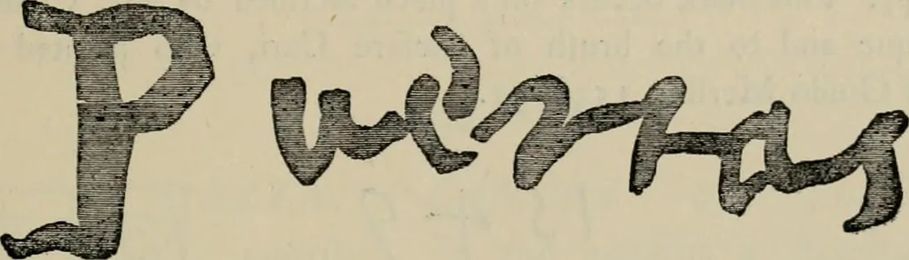 An illustration from A descriptive catalogue of the maiolica, Hispano-Moresco, Persian, Damascus, and Rhodian wares in the South Kensington Museum : with historical notes, marks, & monograms, 1873, leaf 561