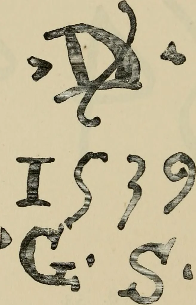 An illustration from A descriptive catalogue of the maiolica, Hispano-Moresco, Persian, Damascus, and Rhodian wares in the South Kensington Museum : with historical notes, marks, & monograms, 1873, leaf 650