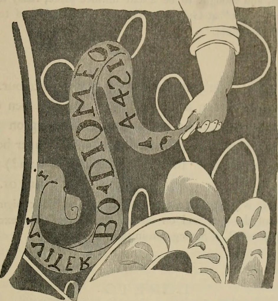 An illustration from A descriptive catalogue of the maiolica, Hispano-Moresco, Persian, Damascus, and Rhodian wares in the South Kensington Museum : with historical notes, marks, & monograms, 1873, leaf 659