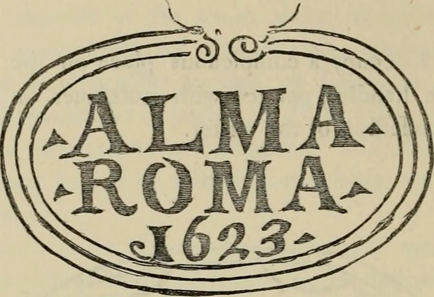 An illustration from A descriptive catalogue of the maiolica, Hispano-Moresco, Persian, Damascus, and Rhodian wares in the South Kensington Museum : with historical notes, marks, & monograms, 1873, leaf 666