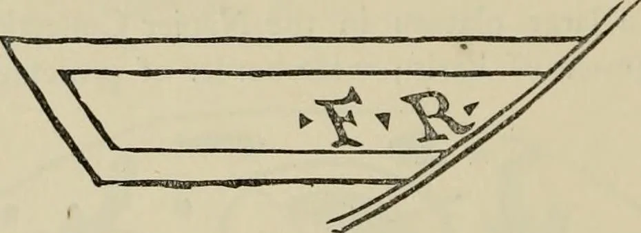 An illustration from A descriptive catalogue of the maiolica, Hispano-Moresco, Persian, Damascus, and Rhodian wares in the South Kensington Museum : with historical notes, marks, & monograms, 1873, leaf 692