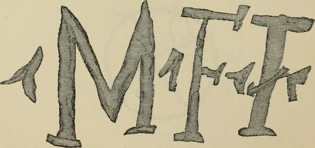 An illustration from A descriptive catalogue of the maiolica, Hispano-Moresco, Persian, Damascus, and Rhodian wares in the South Kensington Museum : with historical notes, marks, & monograms, 1873, leaf 694
