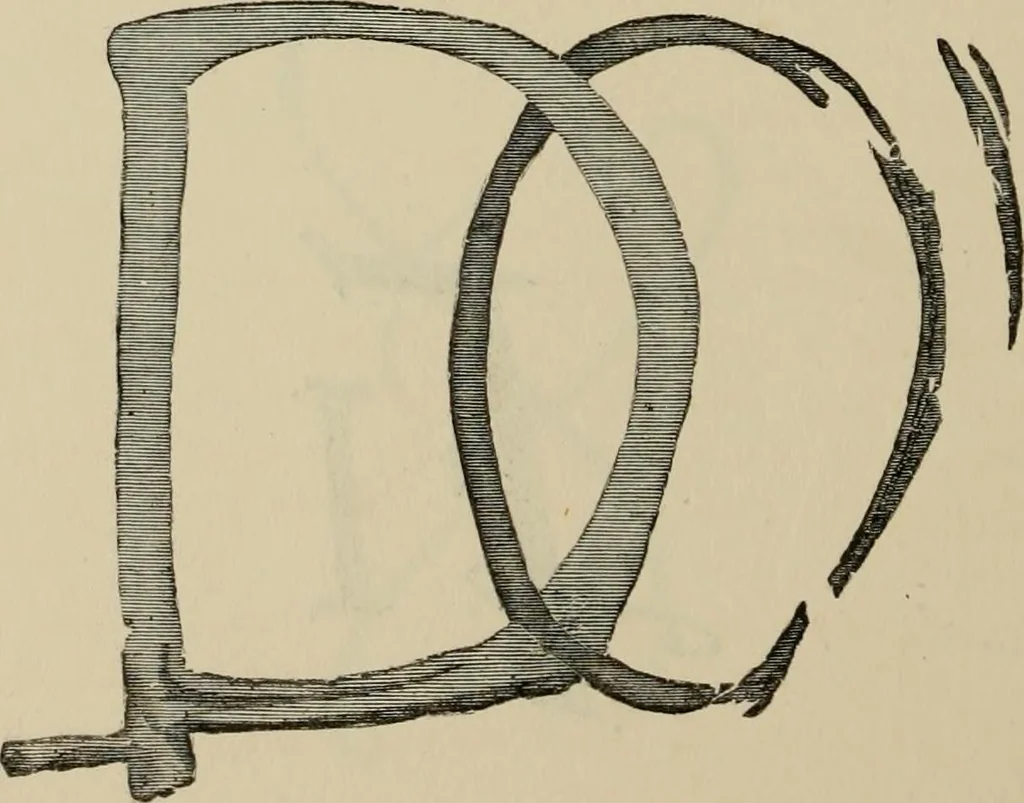 An illustration from A descriptive catalogue of the maiolica, Hispano-Moresco, Persian, Damascus, and Rhodian wares in the South Kensington Museum : with historical notes, marks, & monograms, 1873, leaf 704