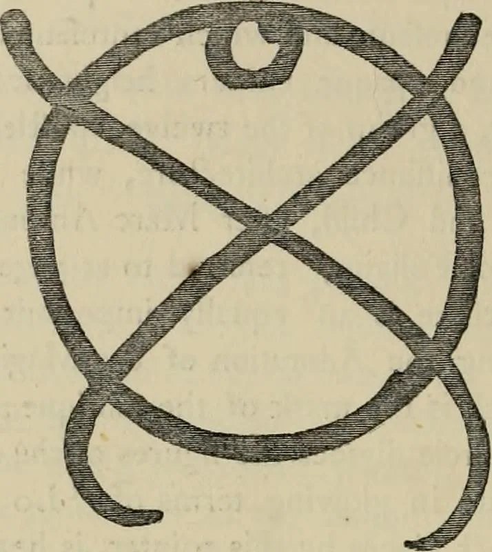 An illustration from A descriptive catalogue of the maiolica, Hispano-Moresco, Persian, Damascus, and Rhodian wares in the South Kensington Museum : with historical notes, marks, & monograms, 1873, leaf 720
