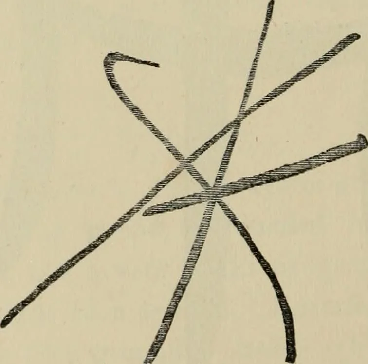 An illustration from A descriptive catalogue of the maiolica, Hispano-Moresco, Persian, Damascus, and Rhodian wares in the South Kensington Museum : with historical notes, marks, & monograms, 1873, leaf 722