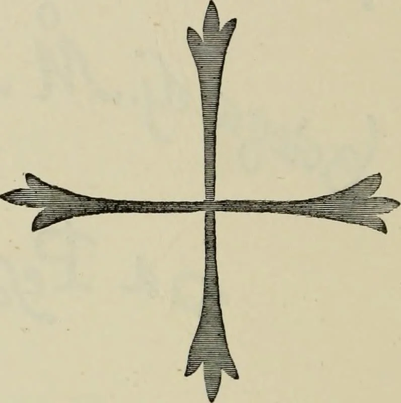 An illustration from A descriptive catalogue of the maiolica, Hispano-Moresco, Persian, Damascus, and Rhodian wares in the South Kensington Museum : with historical notes, marks, & monograms, 1873, leaf 804