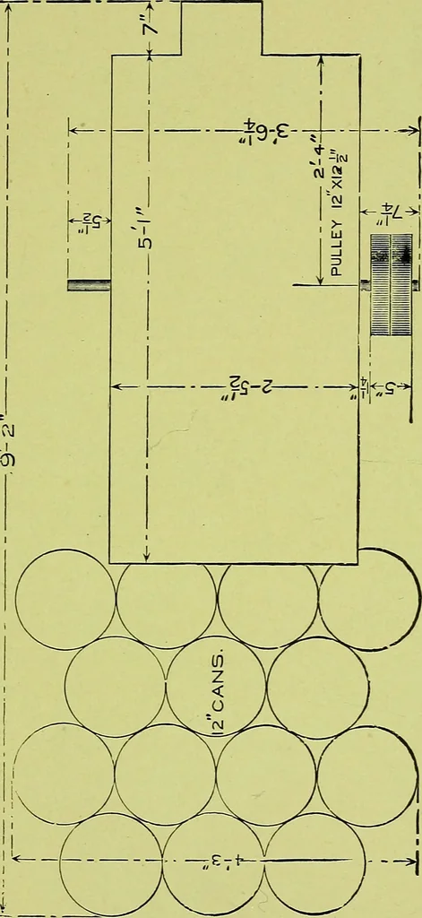 An illustration from Descriptive catalogue with directions for setting, care and use of combing machinery manufactured by the Whitin Machine Works : manufacturers of cotton machinery, Whitinsville, Mass., U.S.A, 1902, leaf 10