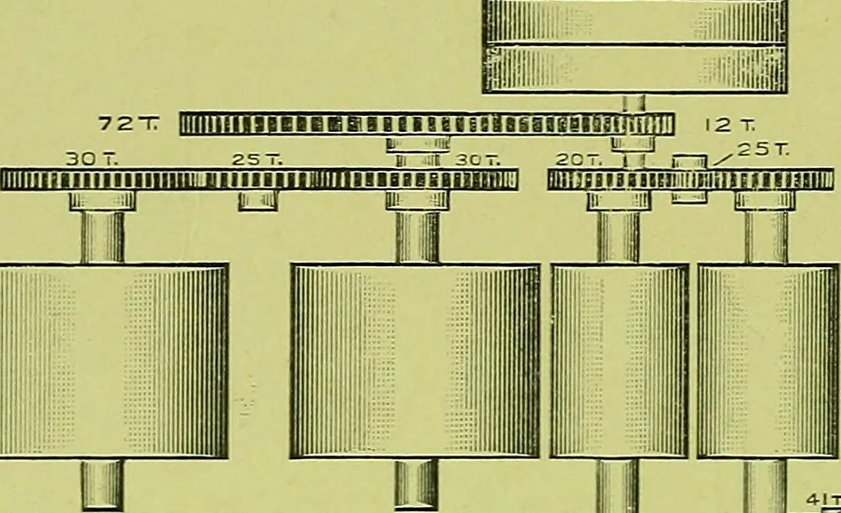An illustration from Descriptive catalogue with directions for setting, care and use of combing machinery manufactured by the Whitin Machine Works : manufacturers of cotton machinery, Whitinsville, Mass., U.S.A, 1902, leaf 11