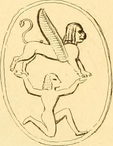 An illustration from A descriptive catalogue of a general collection of ancient and modern engraved gems, cameos as well as intaglios : taken from the most celebrated cabinets in Europe ; and cast in coloured pastes, white enamel, and sulphur, 1791, leaf 392