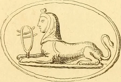 An illustration from A descriptive catalogue of a general collection of ancient and modern engraved gems, cameos as well as intaglios : taken from the most celebrated cabinets in Europe ; and cast in coloured pastes, white enamel, and sulphur, 1791, leaf 392
