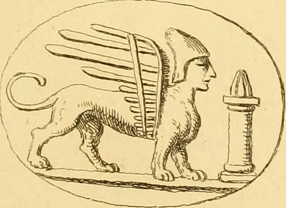 An illustration from A descriptive catalogue of a general collection of ancient and modern engraved gems, cameos as well as intaglios : taken from the most celebrated cabinets in Europe ; and cast in coloured pastes, white enamel, and sulphur, 1791, leaf 392