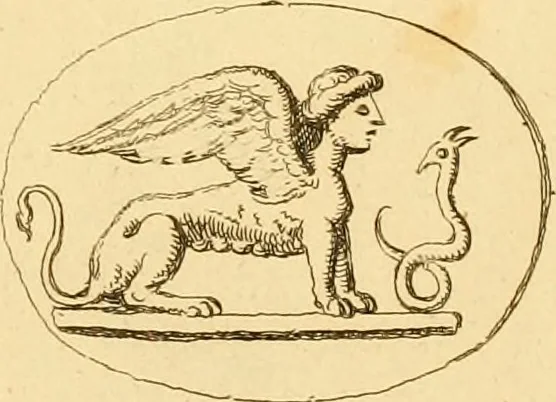 An illustration from A descriptive catalogue of a general collection of ancient and modern engraved gems, cameos as well as intaglios : taken from the most celebrated cabinets in Europe ; and cast in coloured pastes, white enamel, and sulphur, 1791, leaf 392