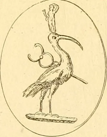 An illustration from A descriptive catalogue of a general collection of ancient and modern engraved gems, cameos as well as intaglios : taken from the most celebrated cabinets in Europe ; and cast in coloured pastes, white enamel, and sulphur, 1791, leaf 396