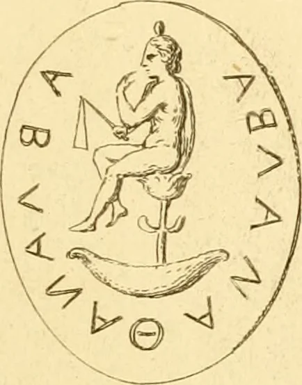 An illustration from A descriptive catalogue of a general collection of ancient and modern engraved gems, cameos as well as intaglios : taken from the most celebrated cabinets in Europe ; and cast in coloured pastes, white enamel, and sulphur, 1791, leaf 400