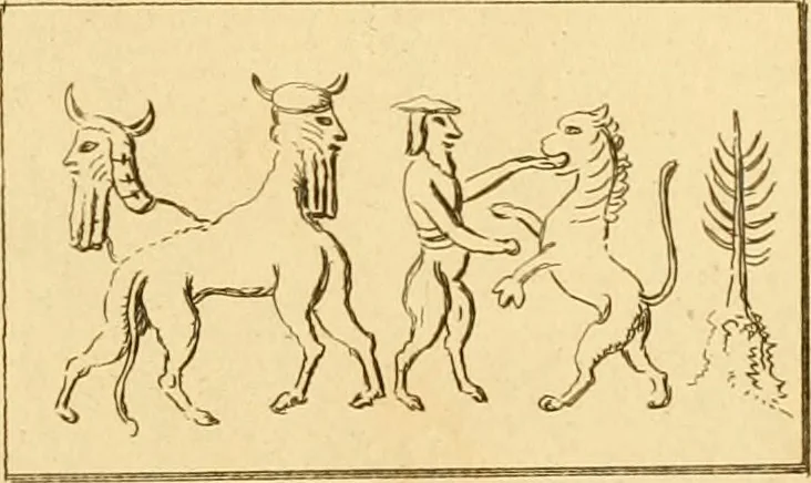 An illustration from A descriptive catalogue of a general collection of ancient and modern engraved gems, cameos as well as intaglios : taken from the most celebrated cabinets in Europe ; and cast in coloured pastes, white enamel, and sulphur, 1791, leaf 404