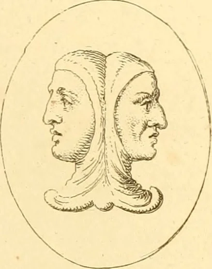 An illustration from A descriptive catalogue of a general collection of ancient and modern engraved gems, cameos as well as intaglios : taken from the most celebrated cabinets in Europe ; and cast in coloured pastes, white enamel, and sulphur, 1791, leaf 414