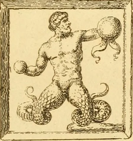 An illustration from A descriptive catalogue of a general collection of ancient and modern engraved gems, cameos as well as intaglios : taken from the most celebrated cabinets in Europe ; and cast in coloured pastes, white enamel, and sulphur, 1791, leaf 424