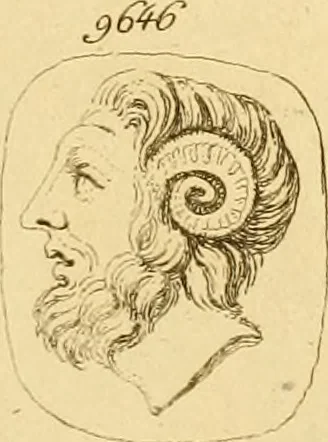 An illustration from A descriptive catalogue of a general collection of ancient and modern engraved gems, cameos as well as intaglios : taken from the most celebrated cabinets in Europe ; and cast in coloured pastes, white enamel, and sulphur, 1791, leaf 432
